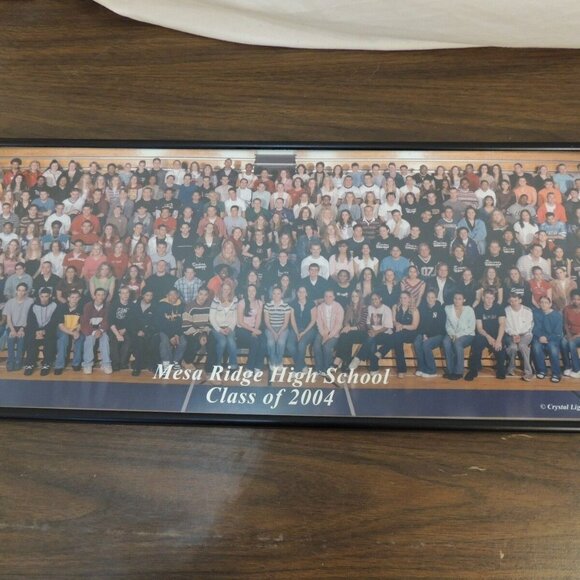 MESA RIDGE HIGH SCHOOL CLASS 2004 CLASS PHOTO FRAMED COLORADO SPRINGS WC 50373